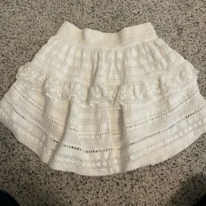 Aerie rock n ruffle mini skirt size XS